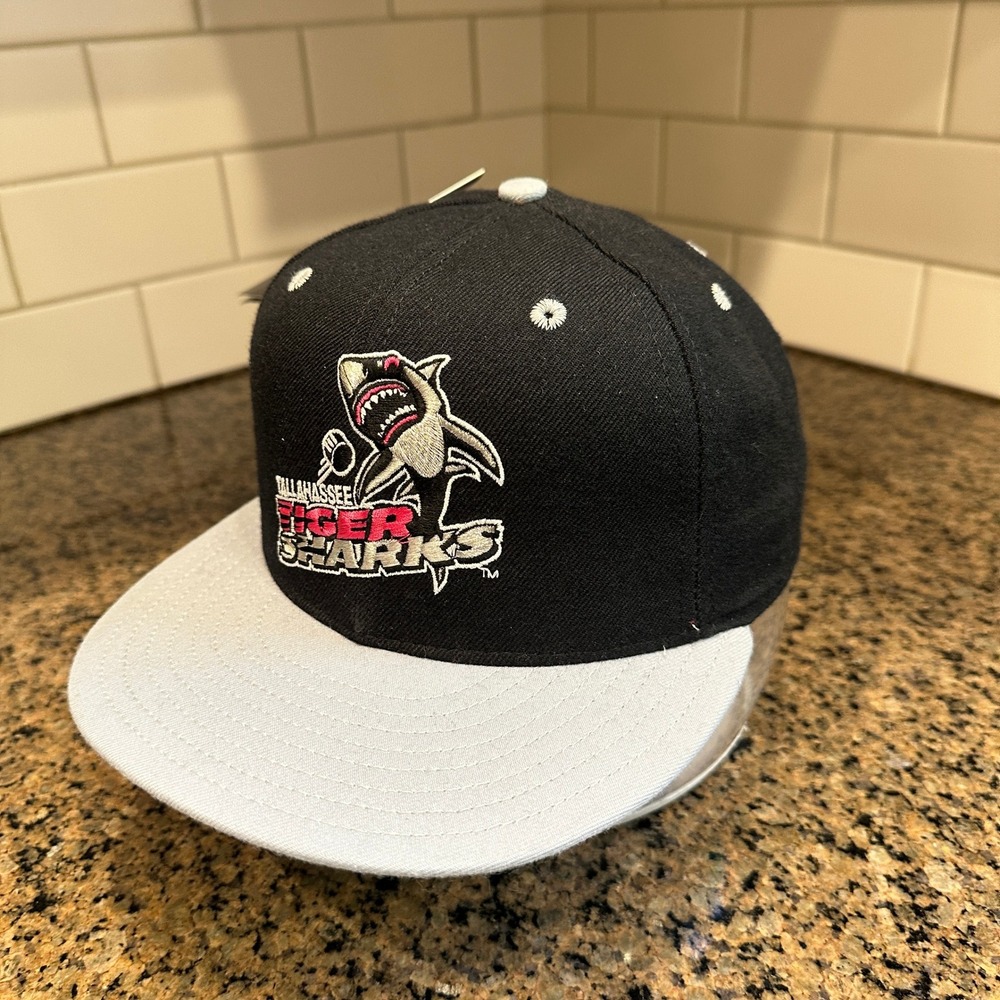 Tallahassee Tiger Sharks New Era 59FIFTY Wool Hat 7 1/8 1990s NWT ECHL